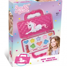 True Pink Toddler Makeup Set - Girls Cosmetic Toy Set Non-toxic and Washable Children