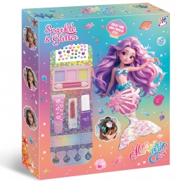 Sparkle  Glitter Princess Makeup Set – Create Your Own Magical Style!