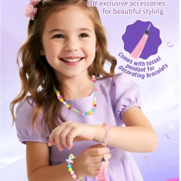 Unveil a world of charm with our brand - new girls' beaded bracelets. Each piece is a masterpiece of colors and creativity, crafted to adorn little wrists with style. Let your girl shine!