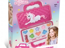 True Pink Toddler Makeup Set - Girls Cosmetic Toy Set Non-toxic and Washable Children