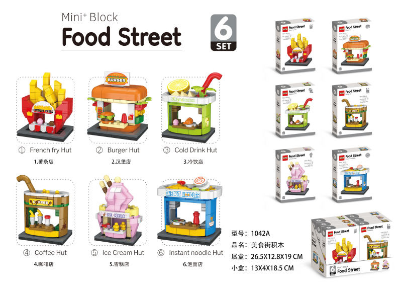 6-Set Mini+ Block Food S